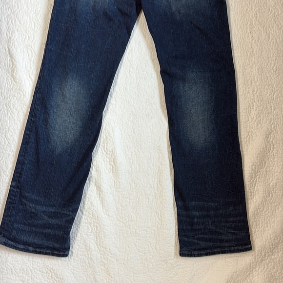 True Religion Ricky Relaxed Straight Jeans Men’s 32 Dark Wash No Flap - Picture 6 of 15